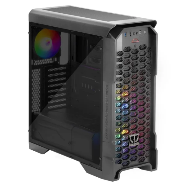 کیس کامپیوتر گیمینگ گرین مدل STRIKER FRGB