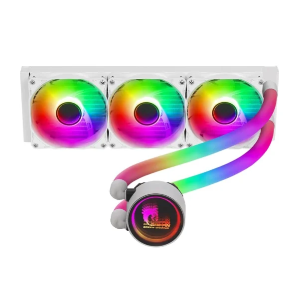 تصویر دوم ازسیستم خنک کننده آبی گرین مدل GLACIER 360 STREAM-ARGB