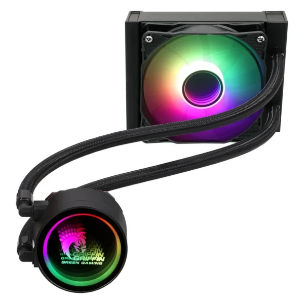 تصویر دوم ازسیستم خنک کننده آبی گرین مدل GLACIER 120 ECO-ARGB