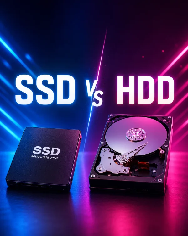 SSD یا HDD؟ بررسی کامل تفاوت‌ها و انتخاب بهترین حافظه برای کامپیوتر و لپ‌تاپ