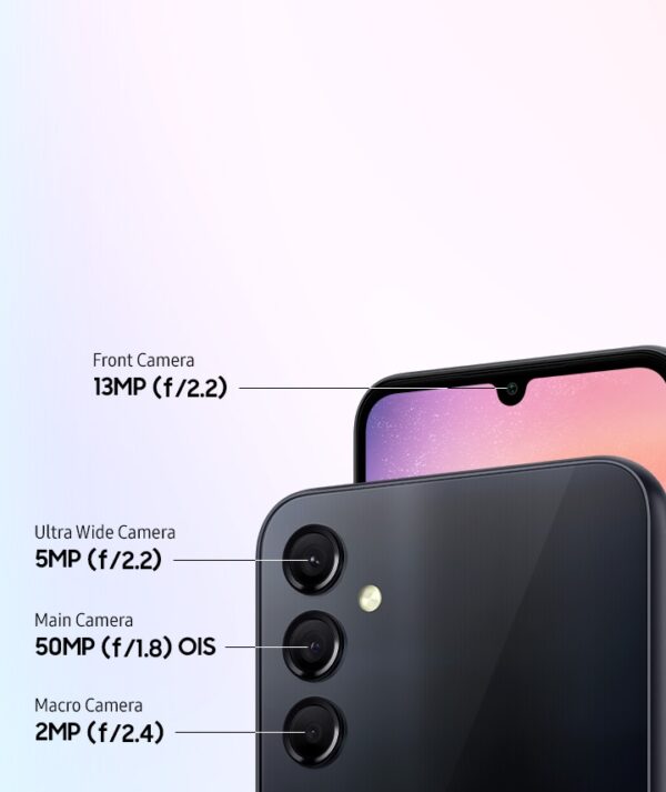 گوشی سامسونگ مدل Galaxy A24 4G ظرفیت 128 گیگابایت و رم 6 گیگابایت