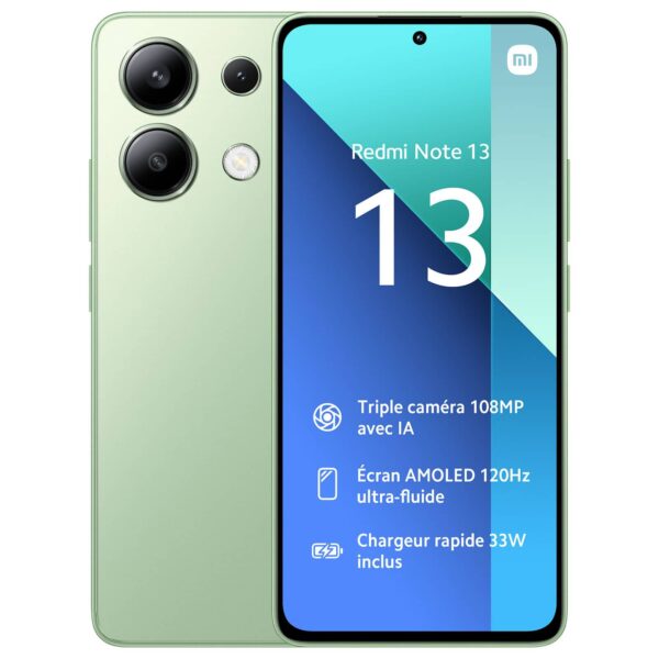 گوشی شیائومی مدل Redmi Note 13 4G ظرفیت 256 گیگابایت و رم 8 گیگابایت