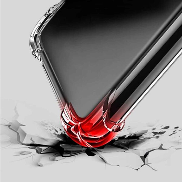 قاب ژله ای شفاف دارای ضربه گیر در چهار طرف برای گوشی های Nothing Phone