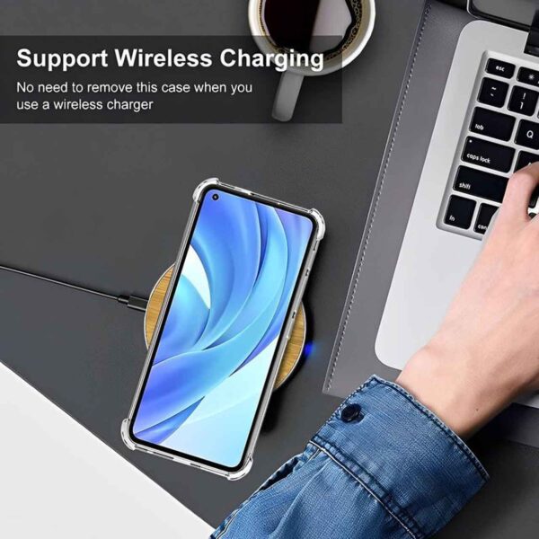 قاب ژله ای شفاف دارای ضربه گیر در چهار طرف برای گوشی های Nothing Phone