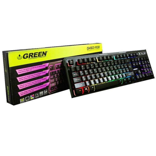 کیبورد گیمینگ گرین مدل GK601-RGB