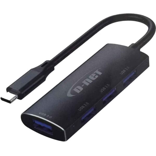 هاب تایپ سی 4 پورت دی نت مدل 065 USB 3.0