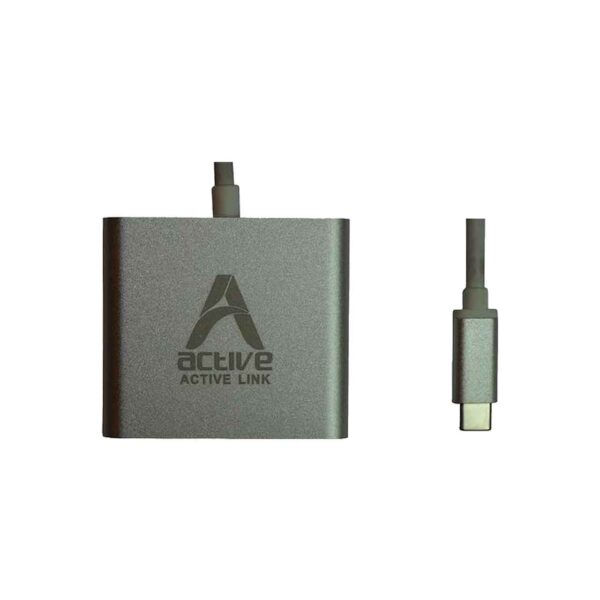 مبدل USB-C به Multiport اکتیو لینک مدل AL-UC-TO-M