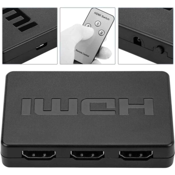 سوییچ 3 به 1 HDMI ریموت کنترل دار