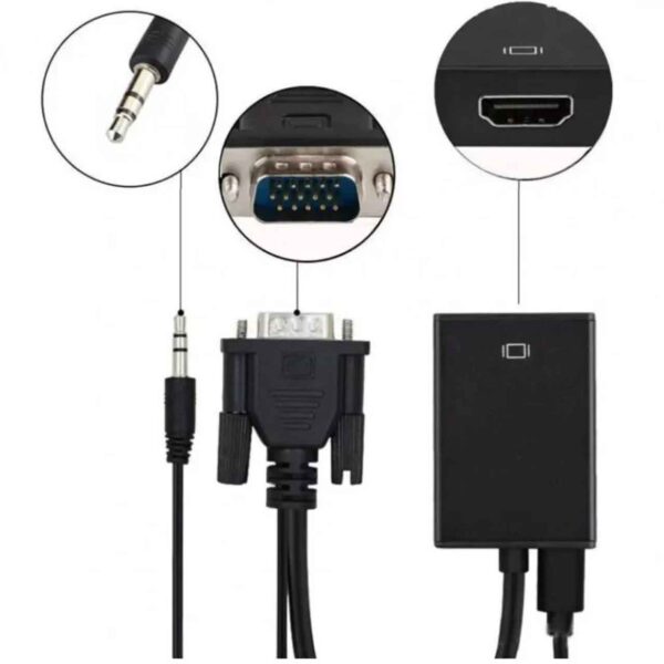 کابل تبدیل VGA به HDMI برق خور NOVA مدل X900
