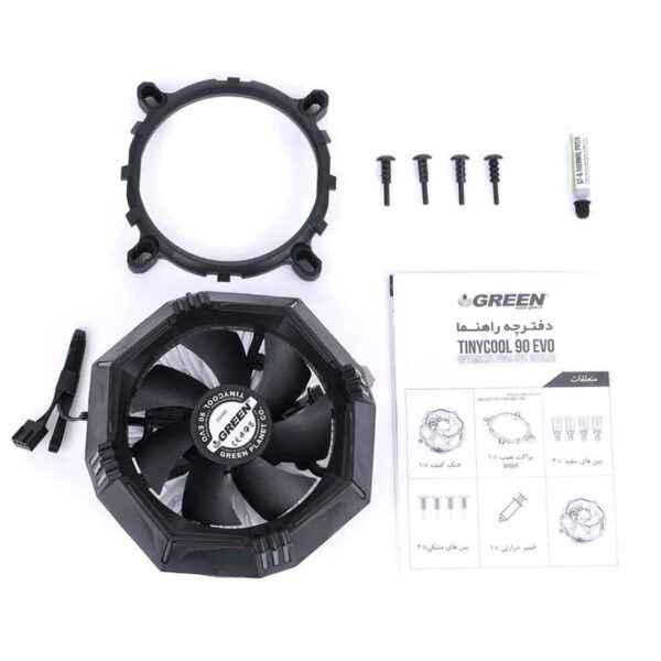 سیستم خنک کننده بادی گرین مدل TINYCOOL 90 EVO