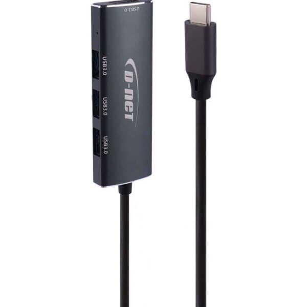 هاب تایپ سی 4 پورت دی نت مدل 065 USB 3.0