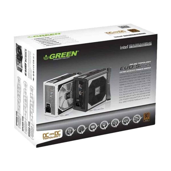 منبع تغذیه کامپیوتر گرین مدل GP430A-EUD
