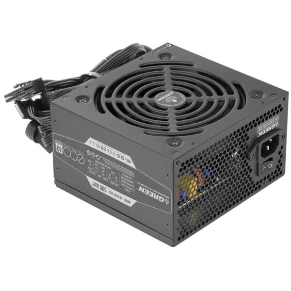منبع تغذیه کامپیوتر گرین مدل GP500A-ECO Rev3.1