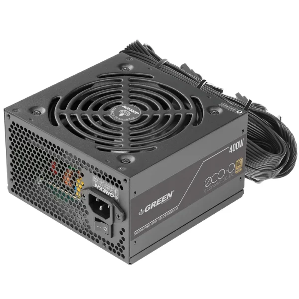 تصویر دوم ازمنبع تغذیه کامپیوتر گرین مدل GP400A-ECO D توان 400 وات