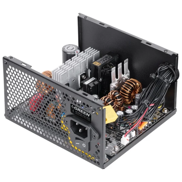 تصویر دوم ازمنبع تغذیه کامپیوتر گرین مدل GP500A-ECO D توان 500 وات