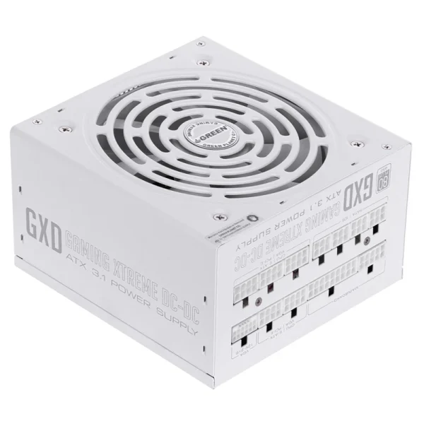 منبع تغذیه کامپیوتر گرین مدل GP1000B-GXD White ATX 3.1 توان 1000 وات