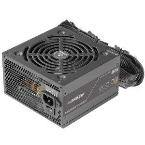 منبع تغذیه کامپیوتر گرین مدل GP450A-ECO D توان 450 وات