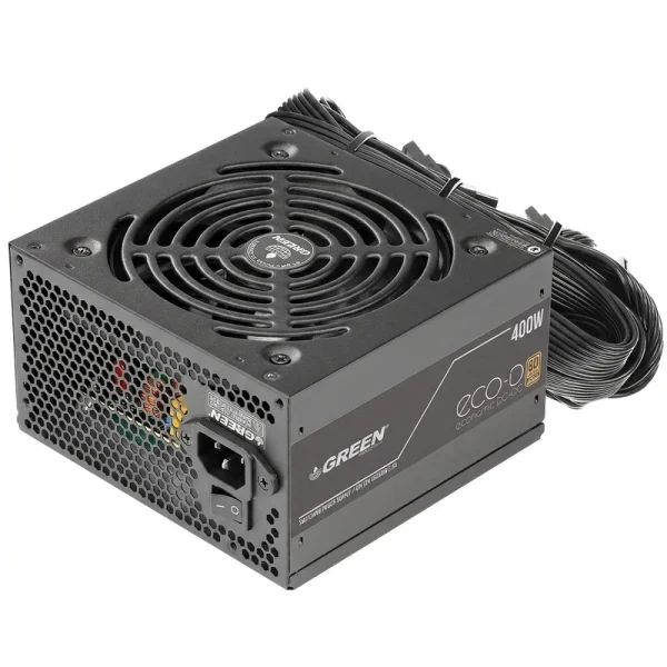 منبع تغذیه کامپیوتر گرین مدل GP400A-ECO D توان 400 وات