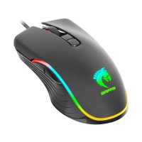 نمای زاویه‌دار ماوس گیمینگ گرین GM605-RGB