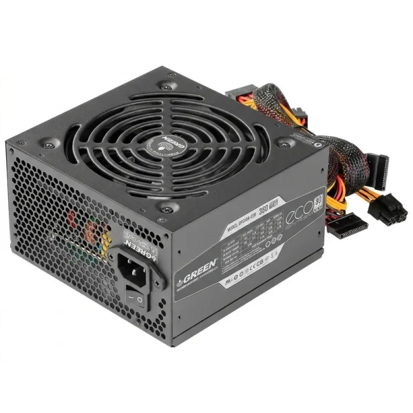 منبع تغذیه کامپیوتر گرین مدل GP350A-ECO Rev3.1 توان 350 وات