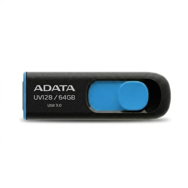 لش مموری کشویی ای‌دیتا مدل DashDrive UV128 ظرفیت 64GB