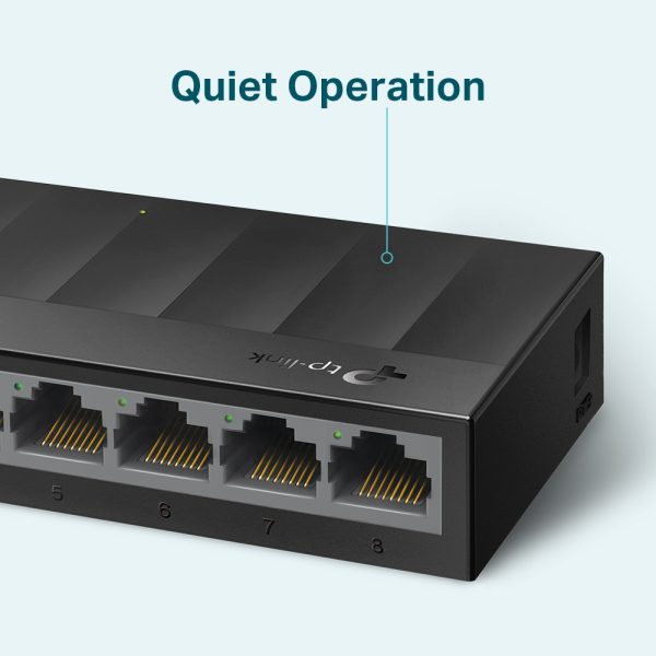 تصویر دوم ازسوییچ 8 پورت گیگابیتی تی‌پی‌لینک مدل LS1008G